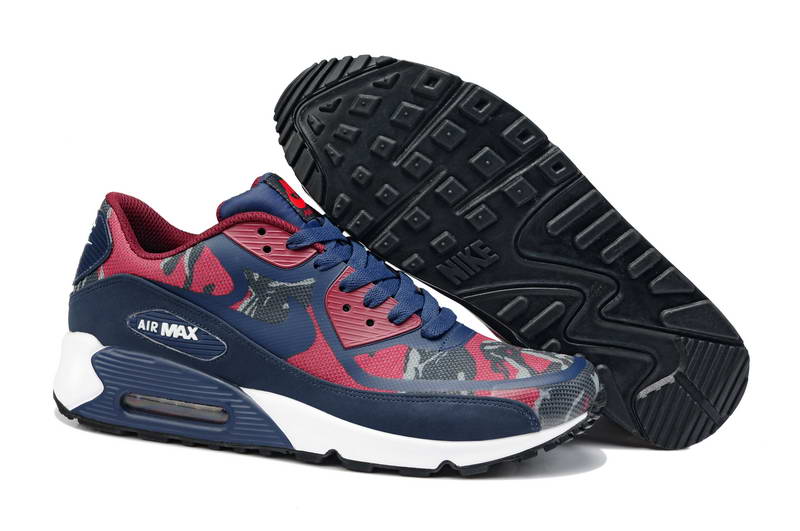 Nike Air Max 90 Chaussures Hommes Pre Bande Marron Rouge